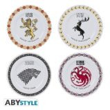 Game of Thrones - Porcelánové talíře sada 4 ks - Home deco Game of Thrones - Porcelánové talíře sada 4 ks