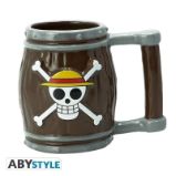 ONE PIECE 3D keramický hrnek - Barrel 350 ml - Home deco ONE PIECE 3D keramický hrnek - Barrel 350 ml