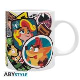 Crash Bandicoot Keramický hrnek 320 ml - Sticker Crash Crash Bandicoot Keramický hrnek 320 ml - Sticker Crash