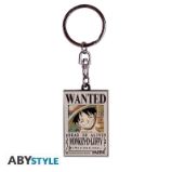 One Piece Klíčenka kovová - Wanted Luffy One Piece Klíčenka kovová - Wanted Luffy