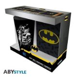 Dárkový set DC Comics - Batman (Sklenice, Odznáček, Zápisník)
