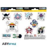 One Piece samolepky - Straw Hat Skulls - Pro fanoušky One Piece samolepky - Straw Hat Skulls