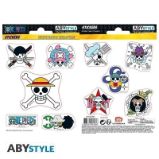 One Piece samolepky - Straw Hat Skulls - Pro fanoušky One Piece samolepky - Straw Hat Skulls