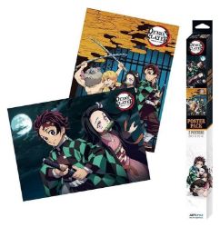 Demon Slayer Set 2 plakátů 52 x 38 xm Demon Slayer Set 2 plakátů 52 x 38 xm