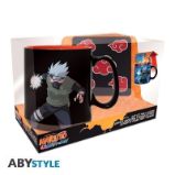 Naruto set 3D Hrnek měnící 460 ml + podtácek - Akatsuki Naruto set 3D Hrnek měnící 460 ml + podtácek - Akatsuki