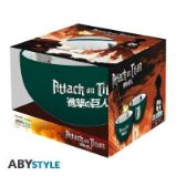 Attack on Titan Miska 600 ml - Emblém - Pro fanoušky Attack on Titan Miska 600 ml - Emblém