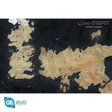 Game of Thrones Plakát Maxi - Západozemí 91,5 x 61 cm - Plakáty Plakát 61x91,5cm Game Of Thrones - Westeros Map