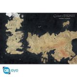 Game of Thrones Plakát Maxi - Západozemí 91,5 x 61 cm - Plakáty Plakát 61x91,5cm Game Of Thrones - Westeros Map