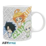 Zaslíbená Země Nezemě Keramický hrnek 320 ml - Chibi postavy Zaslíbená Země Nezemě Keramický hrnek 320 ml - Chibi postavy