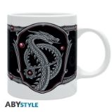 House of the Dragon Keramický hrnek 320 ml - Silver Dragon - Home deco House of the Dragon keramický hrnek 320 ml - Silver Dragon
