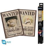 One Piece Set plakátů - Wanted Zoro & Sanji 2 ks