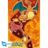 Plakát 61x91,5cm - Pokémon - Fire Type Plakát 61x91,5cm - Pokémon - Fire Type