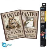 Set plakátů One Piece - Wanted Usopp & Franky 2ks - Plakáty One Piece Set plakátů - Wanted Usopp & Franky 2 ks