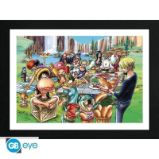 One Piece Zarámovaný Plakát - Hot-Dog Party - Plakáty One Piece Zarámovaný Plakát - Hot-Dog Party