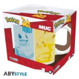 Pokémon Hrnek 320 ml - Pikachu & Kanto Starters - Home deco Pokémon Hrnek 320 ml - Pikachu & Kanto Starters