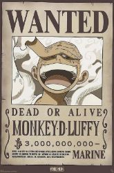 One Piece Plakát Maxi - Wanted Luffy 91,5 x 61 cm - Plakáty One Piece Plakát Maxi - Wanted Luffy 91,5 x 61 cm