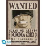 One Piece Plakát - Wanted Zoro 52x38 cm - Plakáty One Piece Plakát - Wanted Zoro 52x38 cm