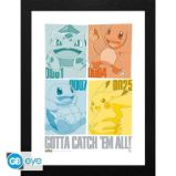 Pokémon Zarámovaný plakát - Pikachu 30 x 40 cm Pokémon Zarámovaný plakát - Pikachu 30 x 40 cm