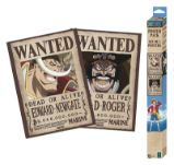 One Piece Set plakátů Wanted Roger & Whitebeard 52 x 38 cm (2 ks) One Piece Set plakátů Wanted Roger & Whitebeard 52 x 38 cm (2 ks)