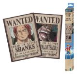 One Piece Set plakátů Wanted Shanks & Blackbeard 52 x 38 cm (2 ks) One Piece Set plakátů Wanted Shanks & Blackbeard 52 x 38 cm (2 ks)