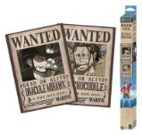 One Piece Set plakátů Wanted Mihawk & Crocodile 52 x 38 cm (2 ks)