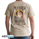 Tričko One Piece - Wanted Luffy XL - Pro fanoušky One Piece Tričko Wanted Luffy XL
