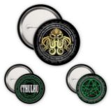 Set odznáčků Cthulhu - Necronomicon