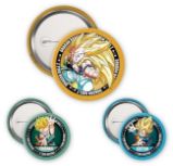 Set odznáčků Dragon Ball - Trunks, Goten & Gotrunks - Pro fanoušky Dragon Ball Set odznáčků Trunks, Goten & Gotrunks