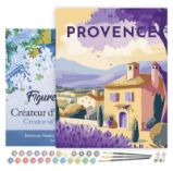 Malování podle čísel - Vintage Provence na rámu 40x50cm Malování podle čísel - Vintage Provence na rámu 40x50cm