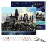 Malování podle čísel - Harry Potter - Bradavický hrad 40 x 50 cm na rámu - Kreativní sady a materiály Malování podle čísel - Harry Potter - Bradavický hrad 40 x 50 cm na rámu