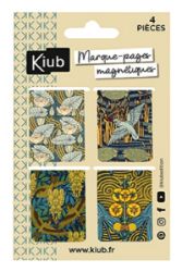 Záložky do knihy magnetiké 4 kusy MPM53A01 Dybdahl Art Deco KIUB Záložky do knihy magnetiké 4 kusy MPM53A01 Dybdahl Art Deco KIUB