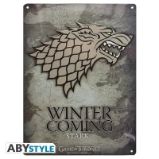 Game of Thrones Plechová cedule: Stark 38 x 28 cm Game of Thrones Plechová cedule: Stark 38 x 28 cm