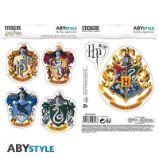 Harry Potter samolepky 2 aršíky - Koleje - Harry potter samolepky Harry Potter samolepky 2 aršíky - Koleje
