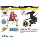 Samolepky ONE PIECE - 2 aršíky - Pro fanoušky ONE PIECE Samolepky - 2 aršíky
