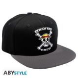One Piece Kšiltovka Skull černo-šedá - Pro fanoušky One Piece Kšiltovka Skull černo-šedá