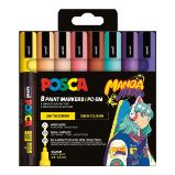 Posca sada popisovačů PC- 5M - MANGA HERO (8 ks) Posca sada popisovačů PC- 5M - MANGA HERO (8 ks)