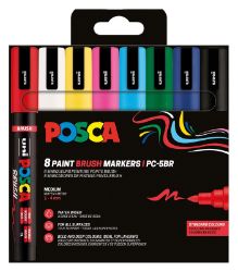 Posca sada popisovačů PC-5BR - základní barvy 1 - 4 mm (8 ks) Posca sada popisovačů PC-5BR - základní barvy 1 - 4 mm (8 ks)