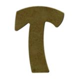Dřevěné písmeno k dekoraci Aladine/Gomille - výška 15 cm - T Dřevěné písmeno k dekoraci Aladine/Gomille - výška 15 cm - T