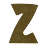 Dřevěné písmeno k dekoraci Aladine/Gomille - výška 15 cm - Z - Kreativní sady a materiály Dřevěné písmeno k dekoraci Aladine/Gomille - výška 15 cm - Z