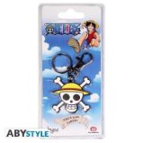 Kovová klíčenka ONE PIECE - Lebka - Peněženky a klíčenky ONE PIECE Kovová klíčenka - Lebka