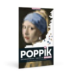 Poppik Malý samolepkový plakát - VERMEER (Dívka s perlovými náušnicemi) - Plakáty Poppik Malý samolepkový plakát - VERMEER (Dívka s perlovými náušnicemi)