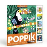 Poppik Kreativní samolepkové karty - V džungli - Samolepky pro děti Poppik Kreativní samolepkové karty - V džungli