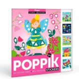 Poppik Kreativní samolepkové karty - Pohádkové - Samolepky pohádkových postav Poppik Kreativní samolepkové karty - Pohádkové