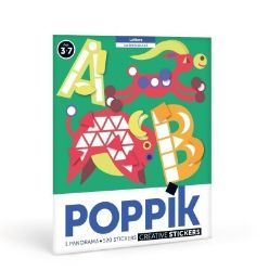 Poppik Samolepkové panorama - Abeceda Poppik Samolepkové panorama - Abeceda