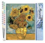 Malování podle čísel - Van Gogh Slunečnice bez rámu 40x50cm Malování podle čísel - Van Gogh Slunečnice bez rámu 40x50cm