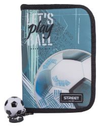 Penál 1 zip 2 klopy prázdný Football Penál 1 zip 2 klopy prázdný Football