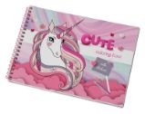 Kreativní omalovánky A4 SP 38 listů CUTE se samolepkami Kreativní omalovánky A4 SP 38 listů CUTE se samolepkami