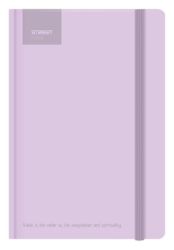 Blok A5, 100l, 80g, linkovaný - Pastel Violet s gumou - Bloky, zápisníky Záznamní kniha A5 linkovaná - Pastel Violet