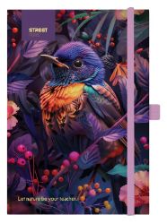 Blok Animals Birds B5/100l, 80g, linkovaný, s gumou