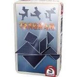 Tangram - hlavolam v plechové krabičce